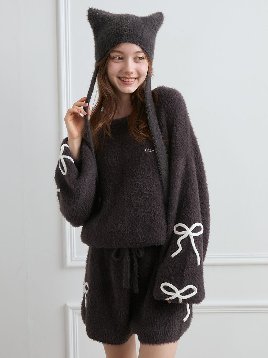 猫耳バラクラバ HALLOWEEN】猫耳バラクラバ(ヘアアクセサリー)｜ルームウェア