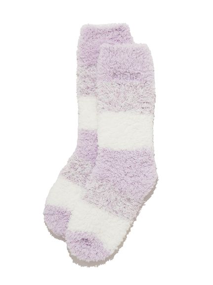 ジェラート3ボーダーソックス(ソックス)｜ルームウェア・パジャマ通販