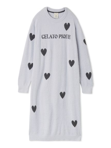 ジェラートピケ　大人気　限定　クロネコ　ジャガード　ワンピース 新品 ジェラートピケ ネコジャガードワンピース シャム猫｜Yahoo