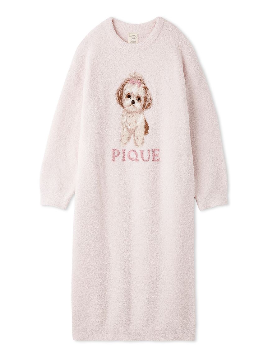 オフィシャルサイト・MASH STORE限定】ベビモコリボンDOGジャガード
