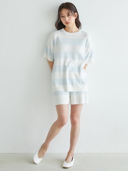 スムーズィーlite2ボーダーショートパンツ(ショートパンツ