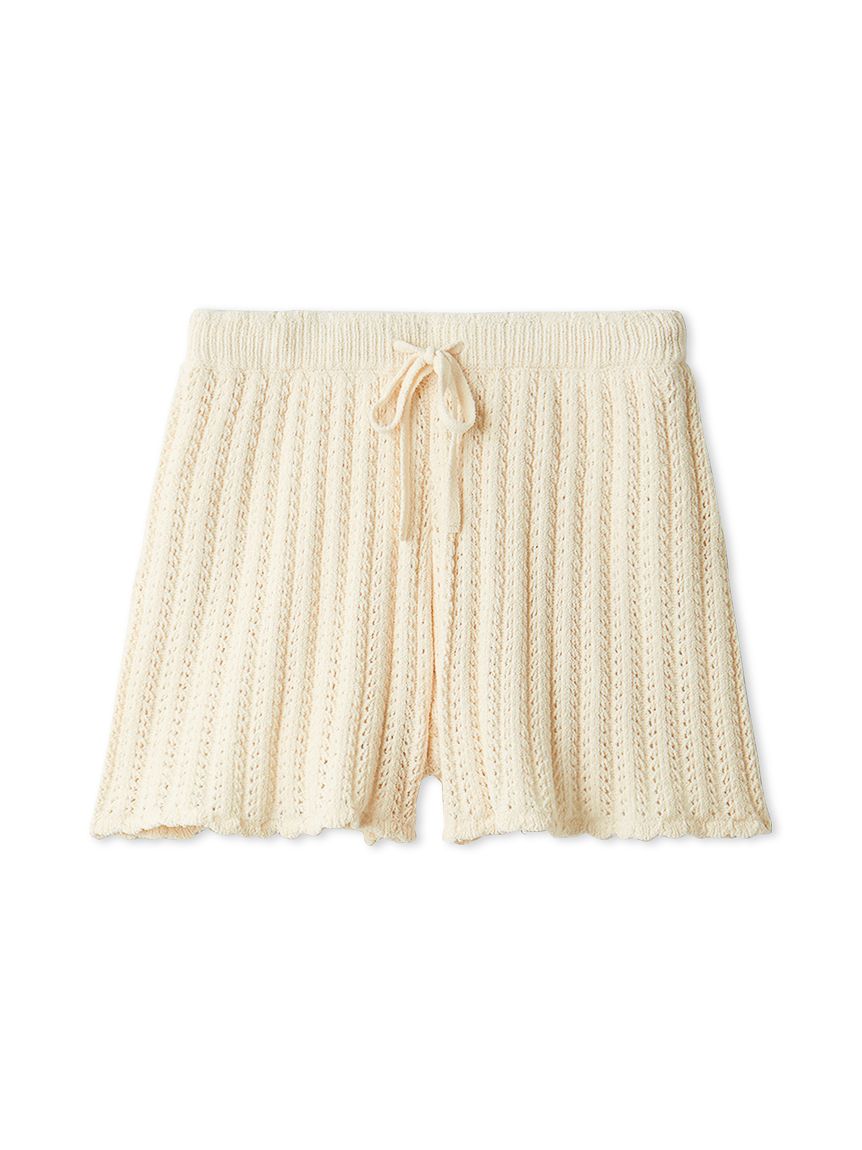 大人気!! gelato pique AIRY MOCO クロシェショートパンツ クロシェショートパンツ(ショートパンツ)|ルームウェア