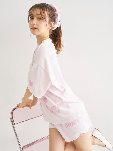 ハートジャガードショートパンツ(ショートパンツ)｜ルームウェア