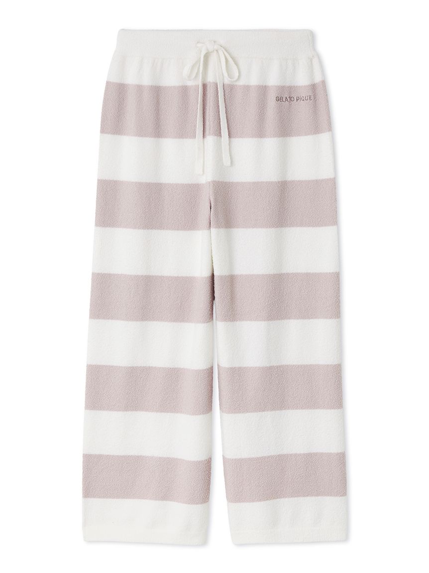 スムーズィー2ボーダーロングパンツ(ロングパンツ)｜ルームウェア