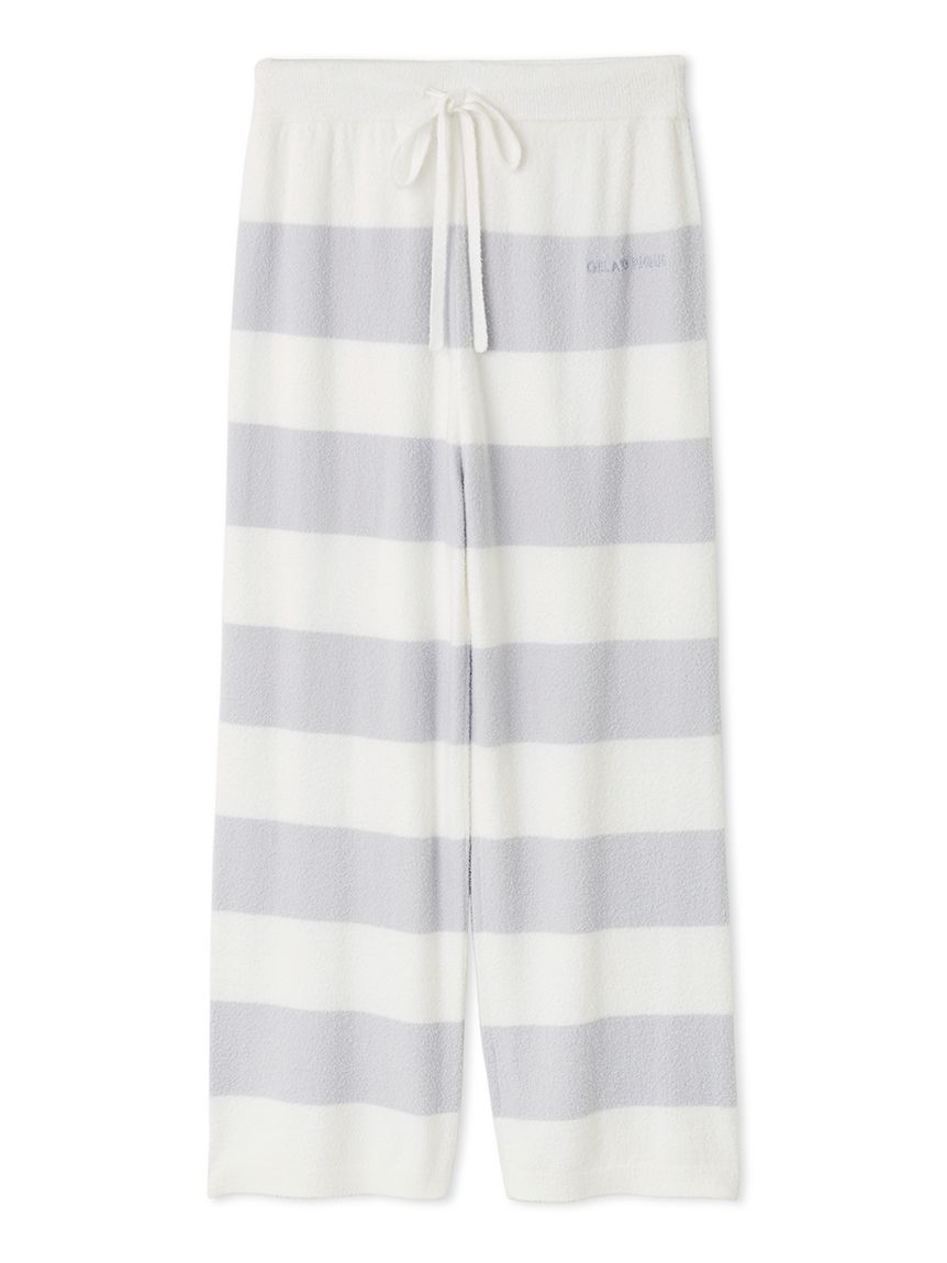 スムーズィー2ボーダーロングパンツ(ロングパンツ)｜ルームウェア