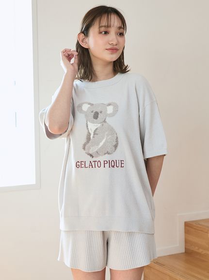 リブショートパンツ(ショートパンツ)｜ルームウェア・パジャマ