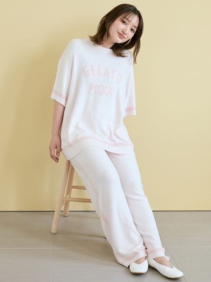 新品ジェラピケグレーロンT＆パンツ☆モチーフロゴロンT☆調温スムーズィーロンパン HOMME】調温スムーズィーロングパンツ(ロングパンツ)｜ルーム