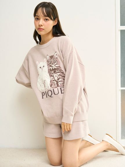 GELATO PIQUE Tシャツと星柄ショートパンツセット オフィシャルサイト・MASHSTORE・一部店舗限定】シュナウザー柄