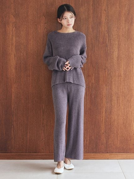 GELATO PIQUE ルームウェア パジャマ 3点セット ダークグレー レディース グレー/灰色系｜ルームウェア・パジャマ通販の