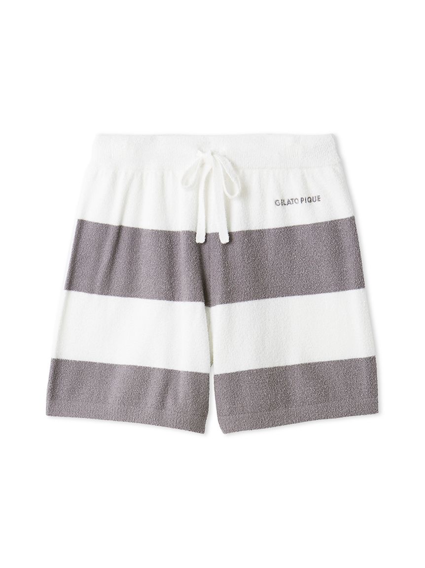 スムーズィー2ボーダーショートパンツ(ショートパンツ)｜ルームウェア