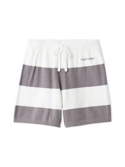 スムーズィー2ボーダーショートパンツ(ショートパンツ)｜ルームウェア