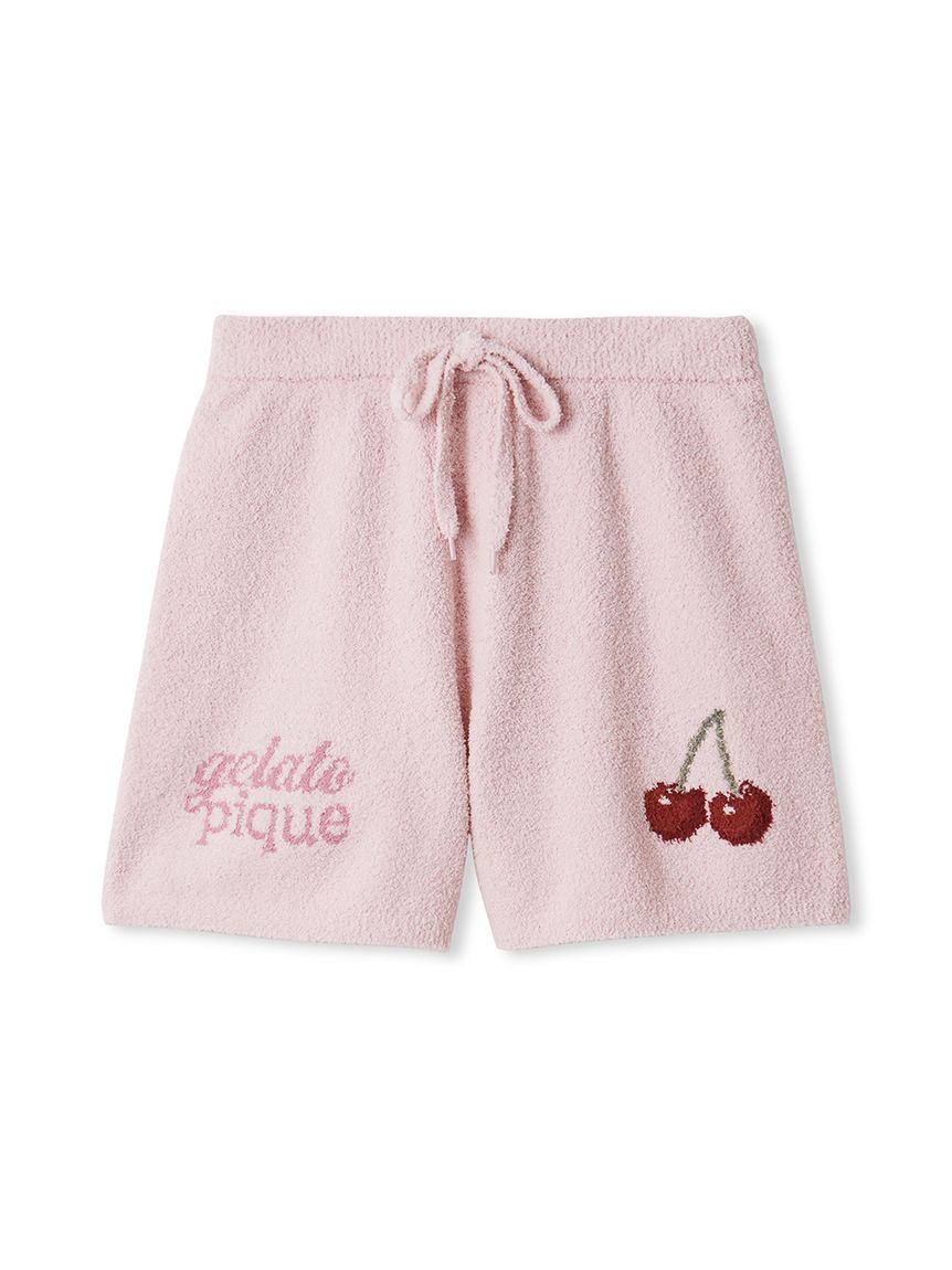 新品♡ ジェラートピケ　ストロベリーパーカ　ショートパンツ　セットアップ ONLINE限定カラーあり】ベビモコチェリージャガードショートパンツ