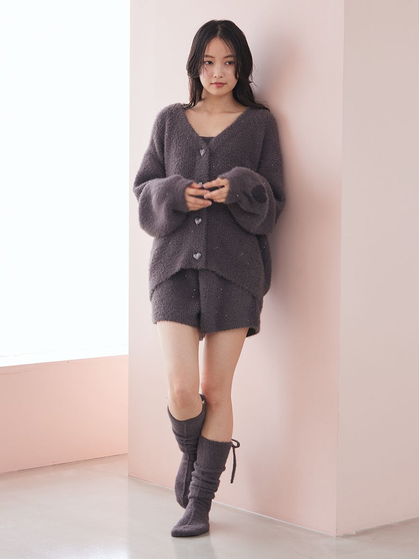 ラメフェザーショートパンツ(ショートパンツ)｜ルームウェア・パジャマ