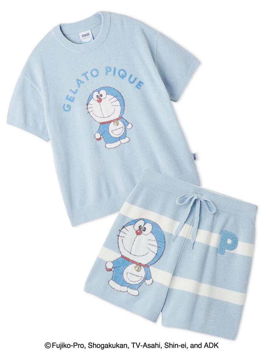 ジェラートピケ♡プルオーバー&ショートパンツ ドラえもん】【レディース】ジャガードプルオーバー&ショート