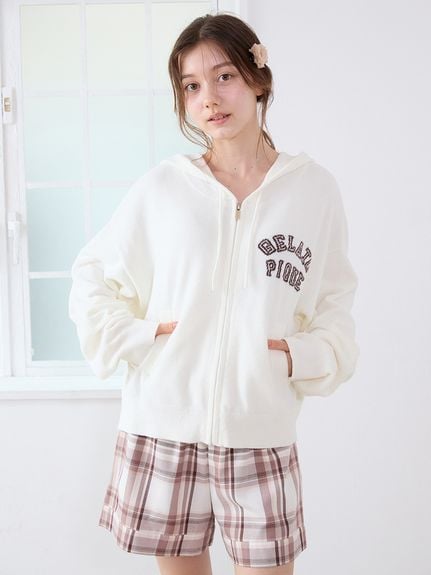 ジェラピケ ドラミちゃん ジャガードパーカー 値下げ可⭕️ ドラえもん】【レディース】ジャガードパーカ（パーカー