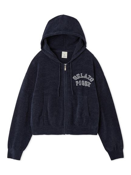gelato pique ハート ジェラピケ ルームウェア ネイビー レディース ブルー・ネイビー/青色系｜ルームウェア・パジャマ