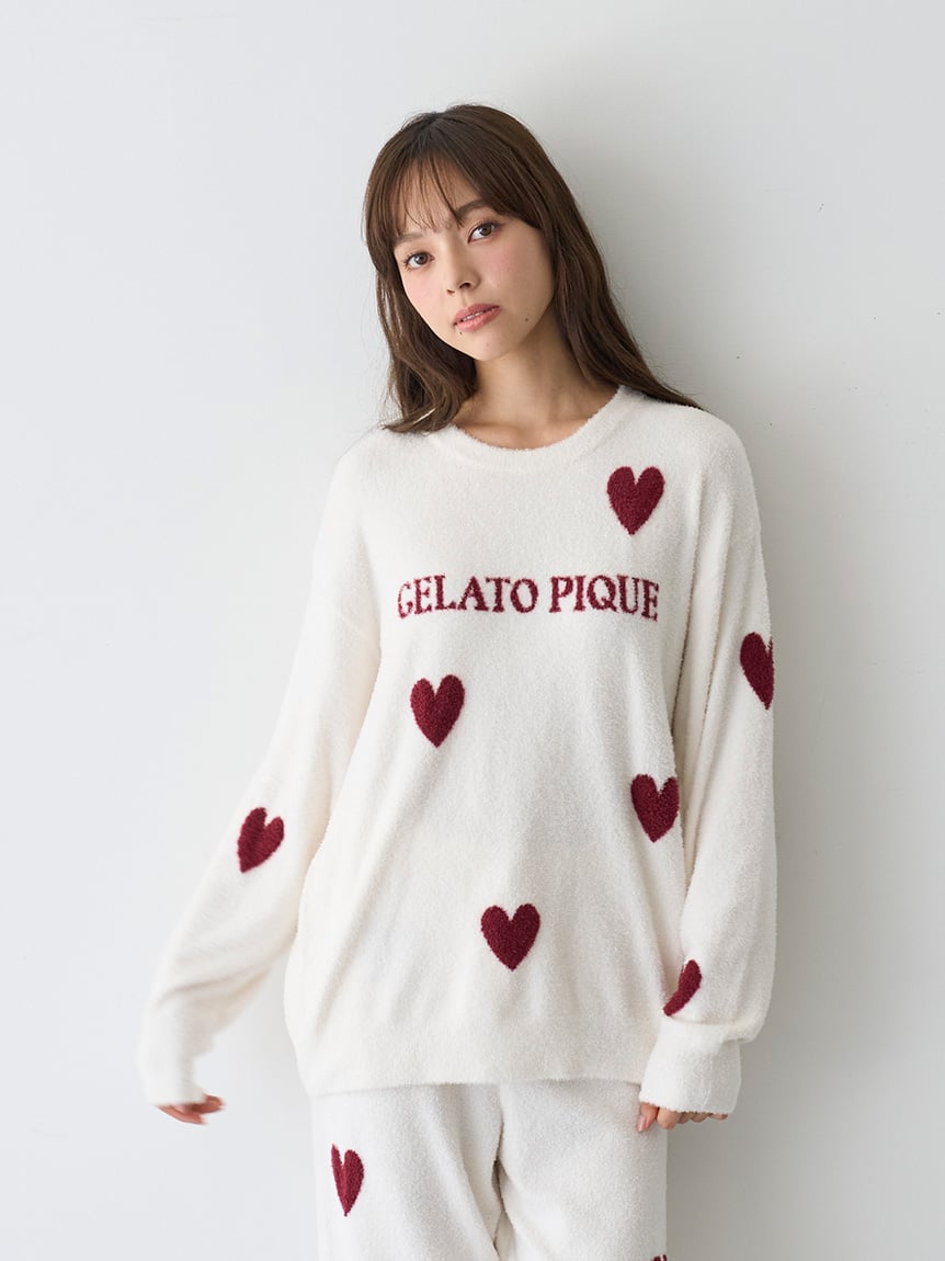 ジェラートピケ もこもこ ピンク 長袖 3点セット ジェラピケ moco moco ( レディース)|ルームウェア・パジャマ通販の