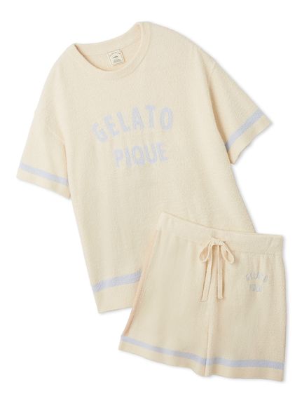 gelato pique リボンプルオーバー ショートパンツ セット gelato pique リボンプルオーバー＆ショートパンツ | ウサギ