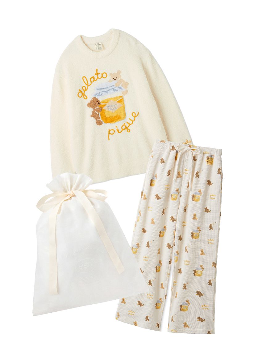 【PEANUTS】ベビモコジャガード　ペアセット PEANUTS】ベビモコジャガードペアセット