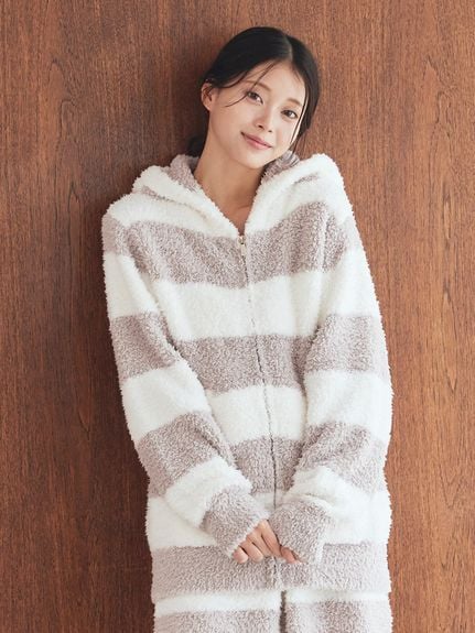 ジェラートピケ フード付きルームウェア レディース gelato pique ジェラートピケ トラッドアイスクリームジャガード