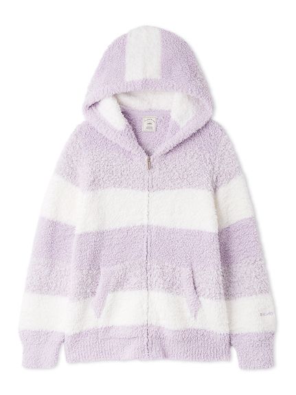 はに　ジェラピケ ジェラート3ボーダーパーカ(パーカ)｜ルームウェア・パジャマ通販の