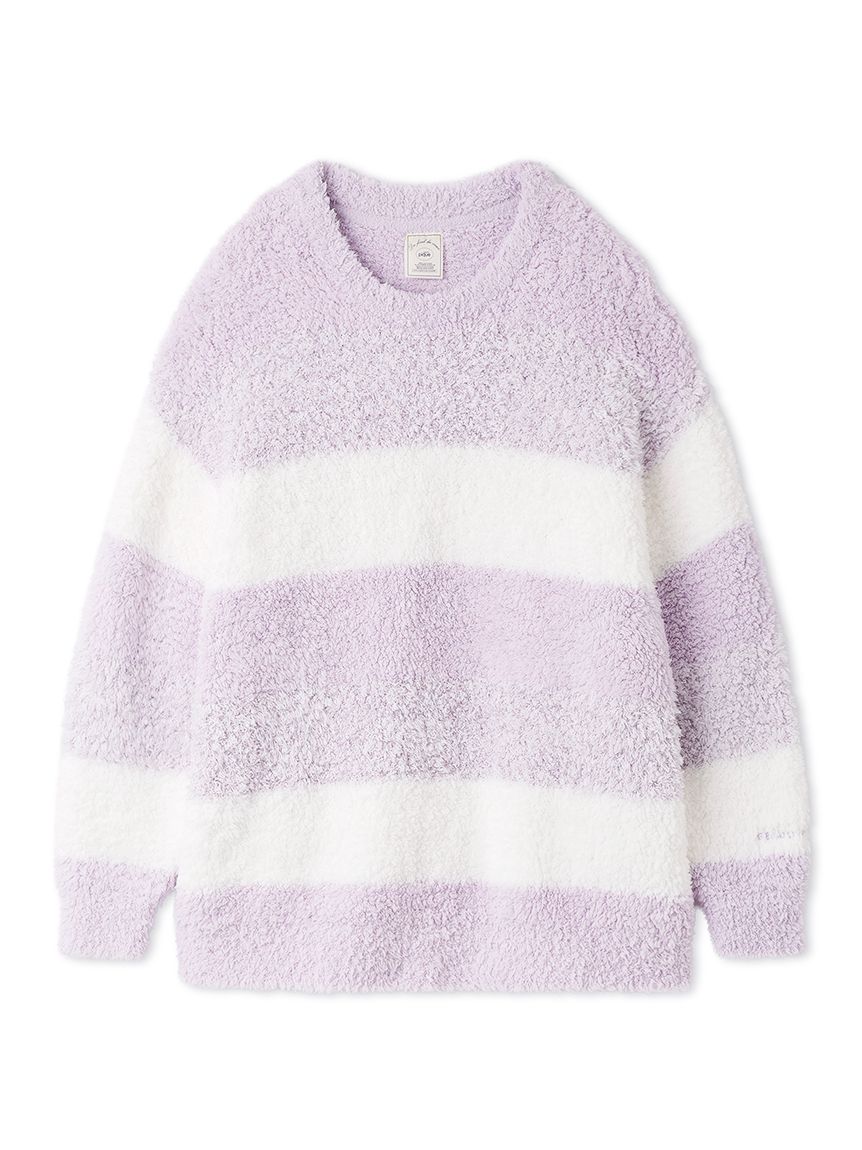 ジェラート3ボーダープルオーバー(ニットプルオーバー)｜ルームウェア