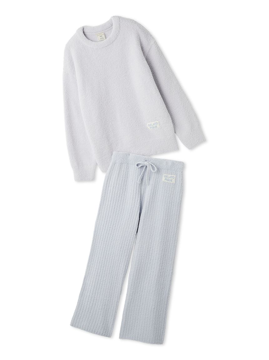 カラフルパウダープルオーバー＆ベビモコリブロングパンツセット