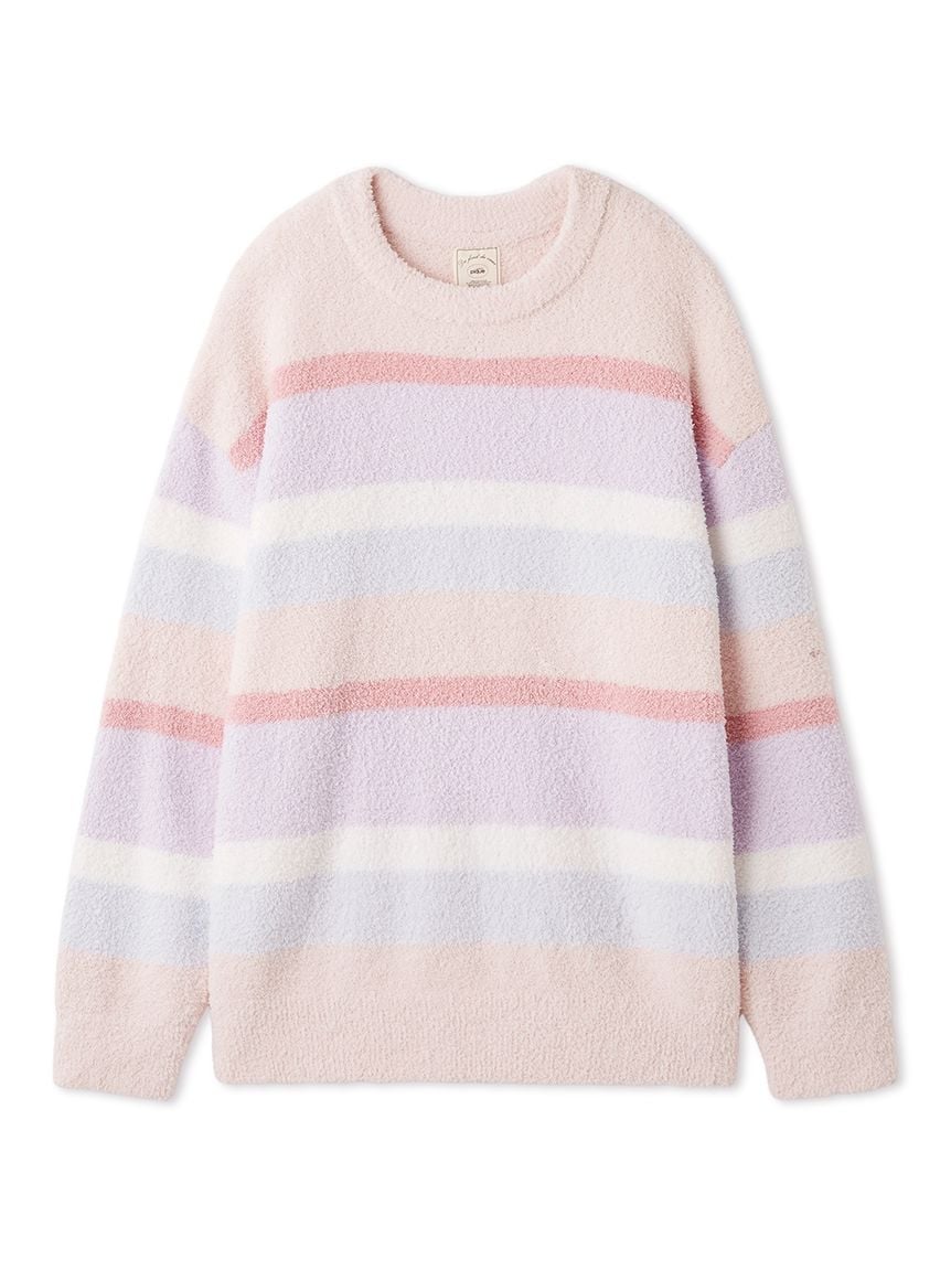 ベビモコカラフルボーダープルオーバー(ニットプルオーバー)｜ルーム