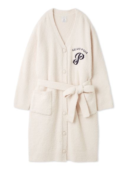 パウダーエンブレムモチーフロングカーディガン(カーディガン・ガウン