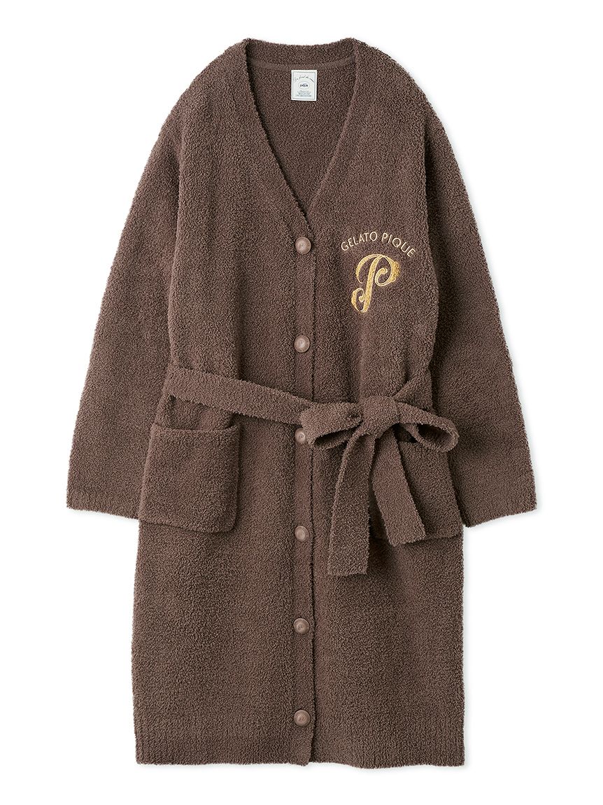 パウダーエンブレムモチーフロングカーディガン(カーディガン・ガウン