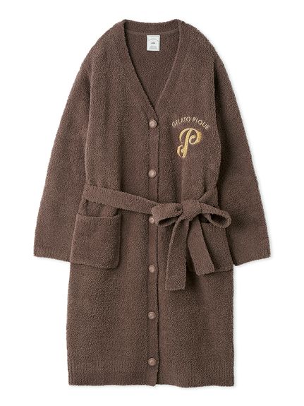 パウダーエンブレムモチーフロングカーディガン(カーディガン・ガウン