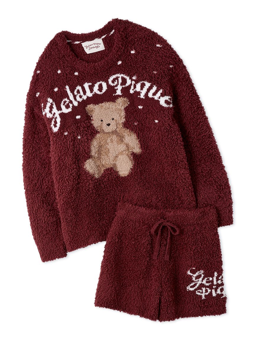 ONLINE限定】【HOLIDAY】ジェラートスノーベアジャガードプルオーバー