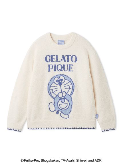 ドラえもん】【レディース】ベビモコジャガードプルオーバー(ニット