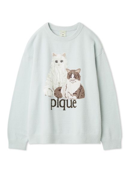 GELATO PIQUE ジェラートピケ猫柄パジャマカーデの３点セット gelato pique（ジェラートピケ） パジャマ ルームウェア 「ラッピング