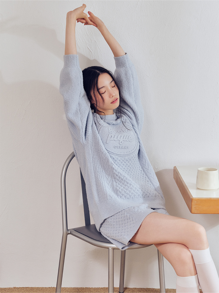 アランプルオーバー(ニットプルオーバー)｜ルームウェア・パジャマ通販