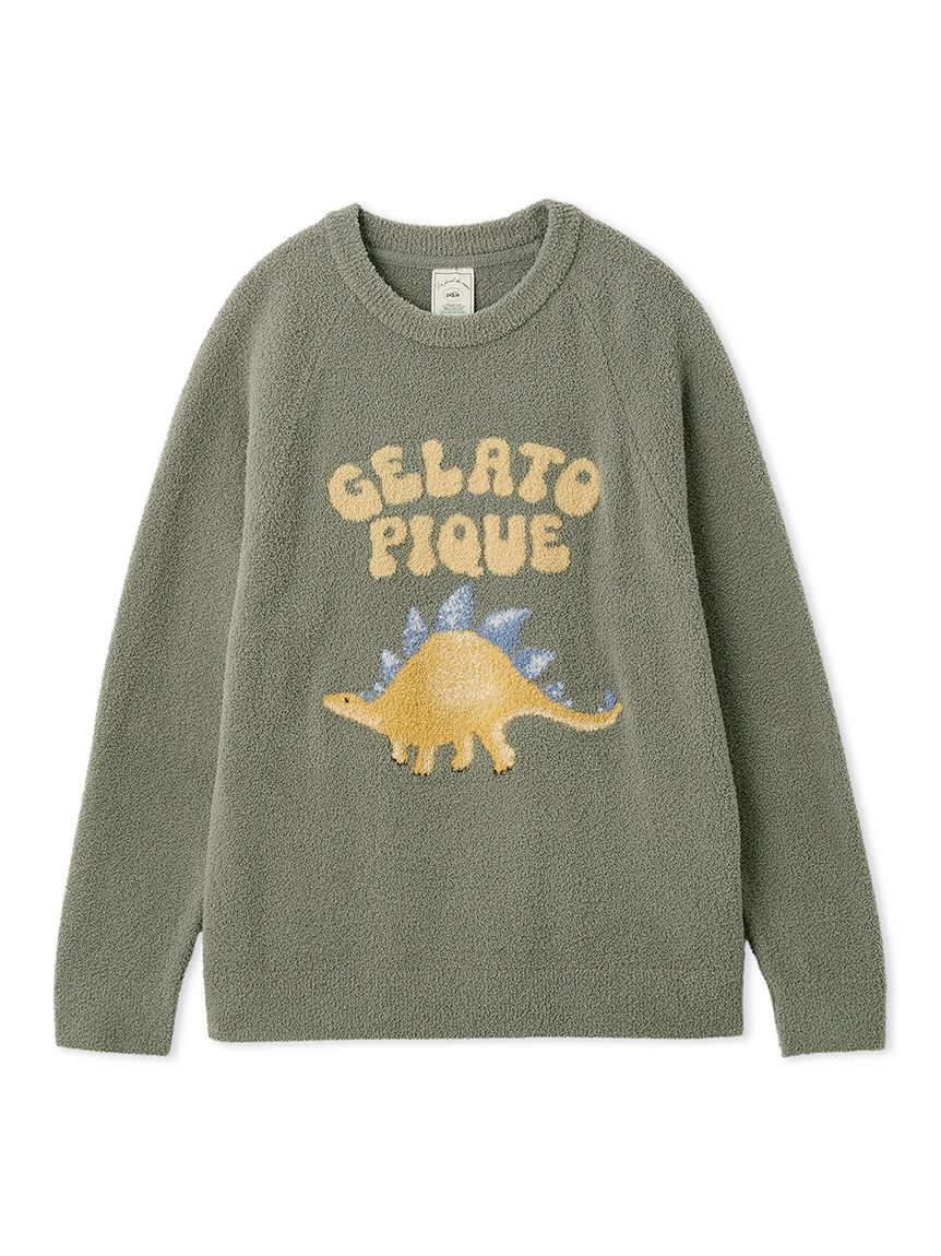gelato pique エアリーモコダイナソージャガードプルオーバー エアリーモコダイナソージャガードプルオーバー(ニットプルオーバー