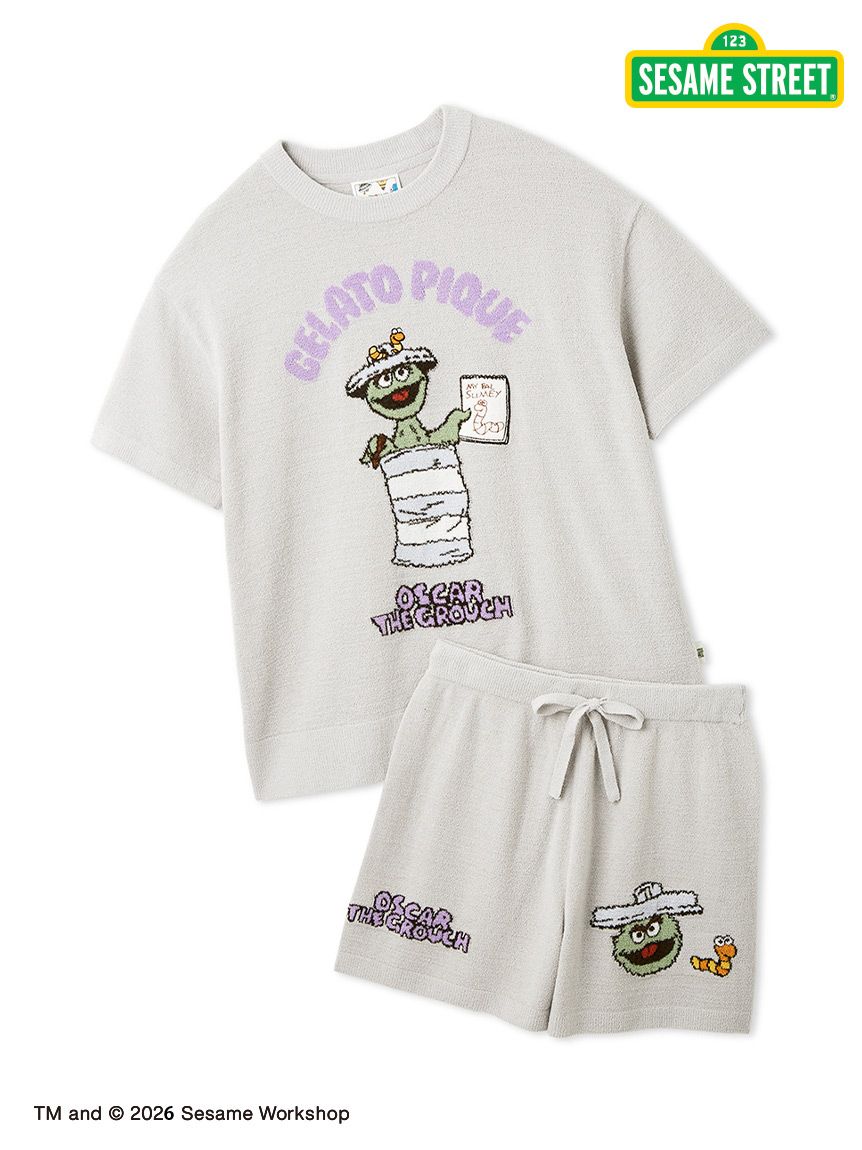SESAME STREET】エアリーモコジャガードプルオーバー&ショートパンツ