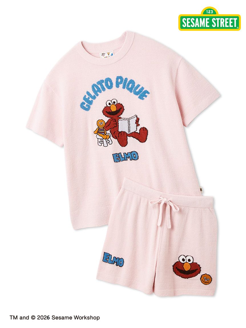 SESAME STREET】エアリーモコジャガードプルオーバー&ショートパンツ