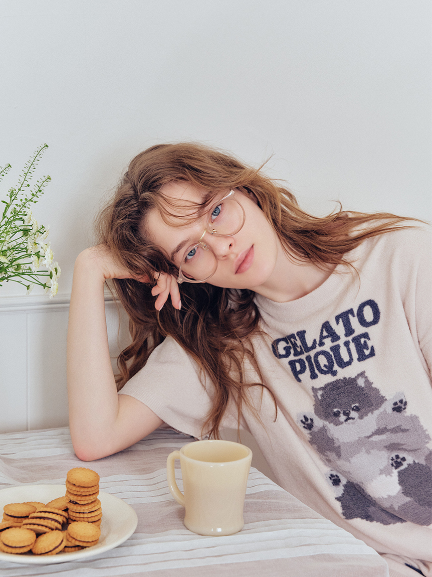 ONLINE限定】ドッグジャガードプルオーバー&ショートパンツセット