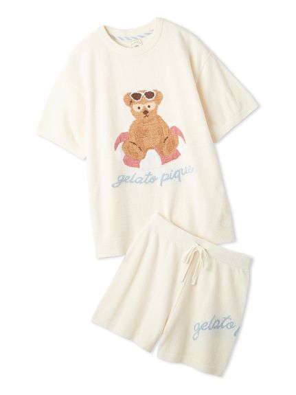 新品未使用　ジェラートピケ　クマベア　上下セット GELATO PIQUE CHRISTMAS GIFT MARKET 2024の限定アイテムで