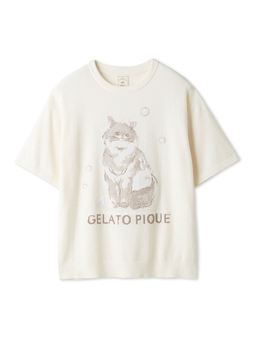 バスタイムCATジャガードプルオーバー(ニットプルオーバー)｜ルーム
