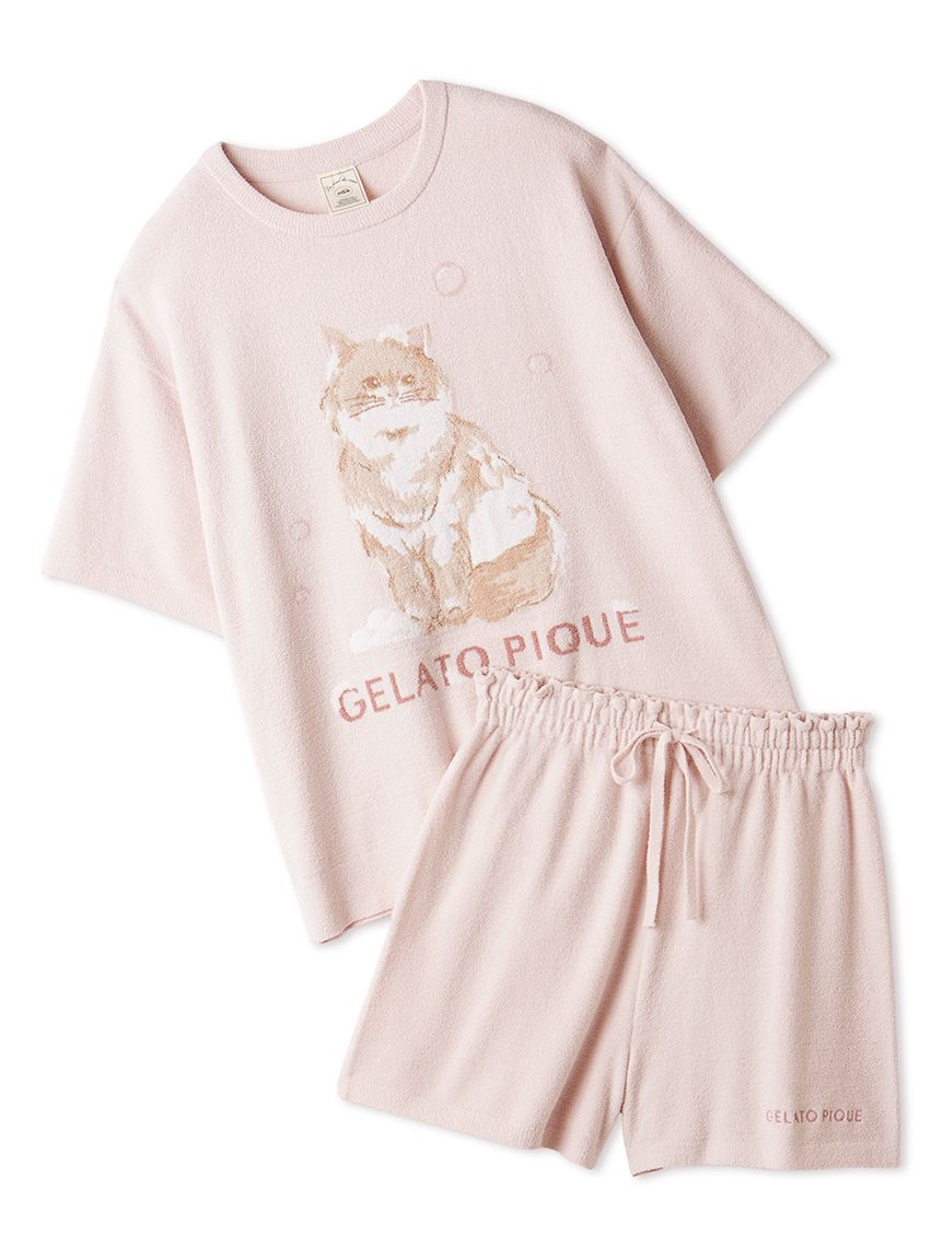 ONLINE限定】エアリーモコバスタイムCATジャガードプルオーバー