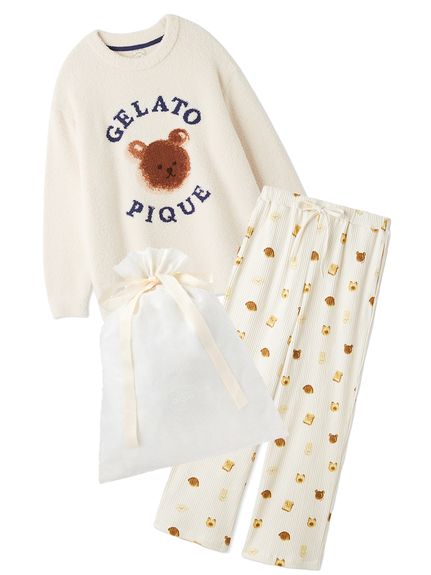 GELATOPIQUE ジェラートピケ　ベビー　子供服　キッズ　パジャマ クマ クマ」に該当する ｜ルームウェア・パジャマ通販のgelatopique