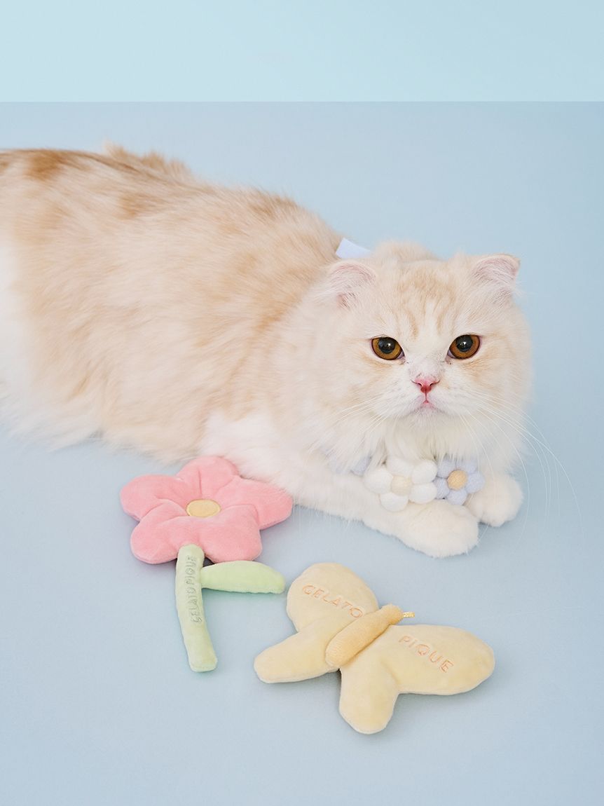 CAT&DOG】スムーズィーフラワーモチーフチョーカー(ハーネス・リード 