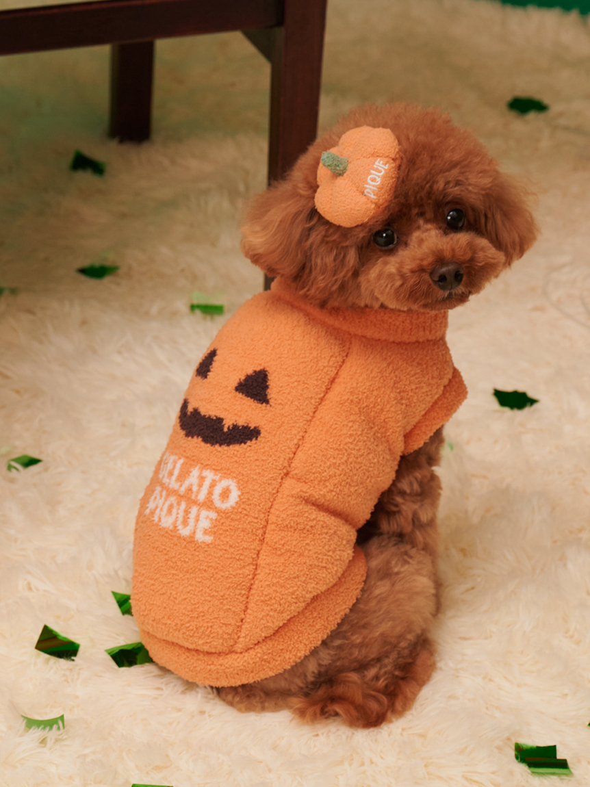HALLOWEEN】【CAT&DOG】パンプキンヘアクリップ(グッズ)｜ルームウェア