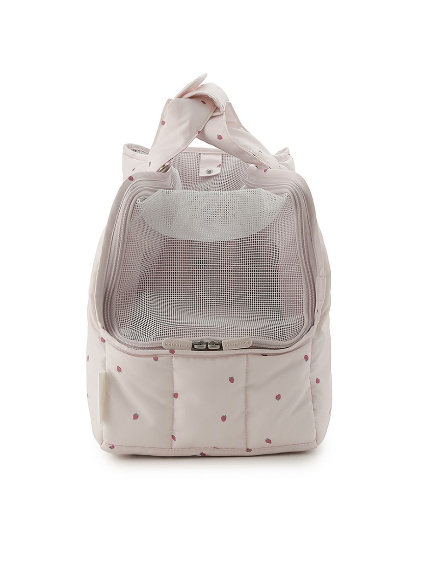 CAT&DOG】ストロベリー柄ミニサイズキャリーバッグ(バッグ