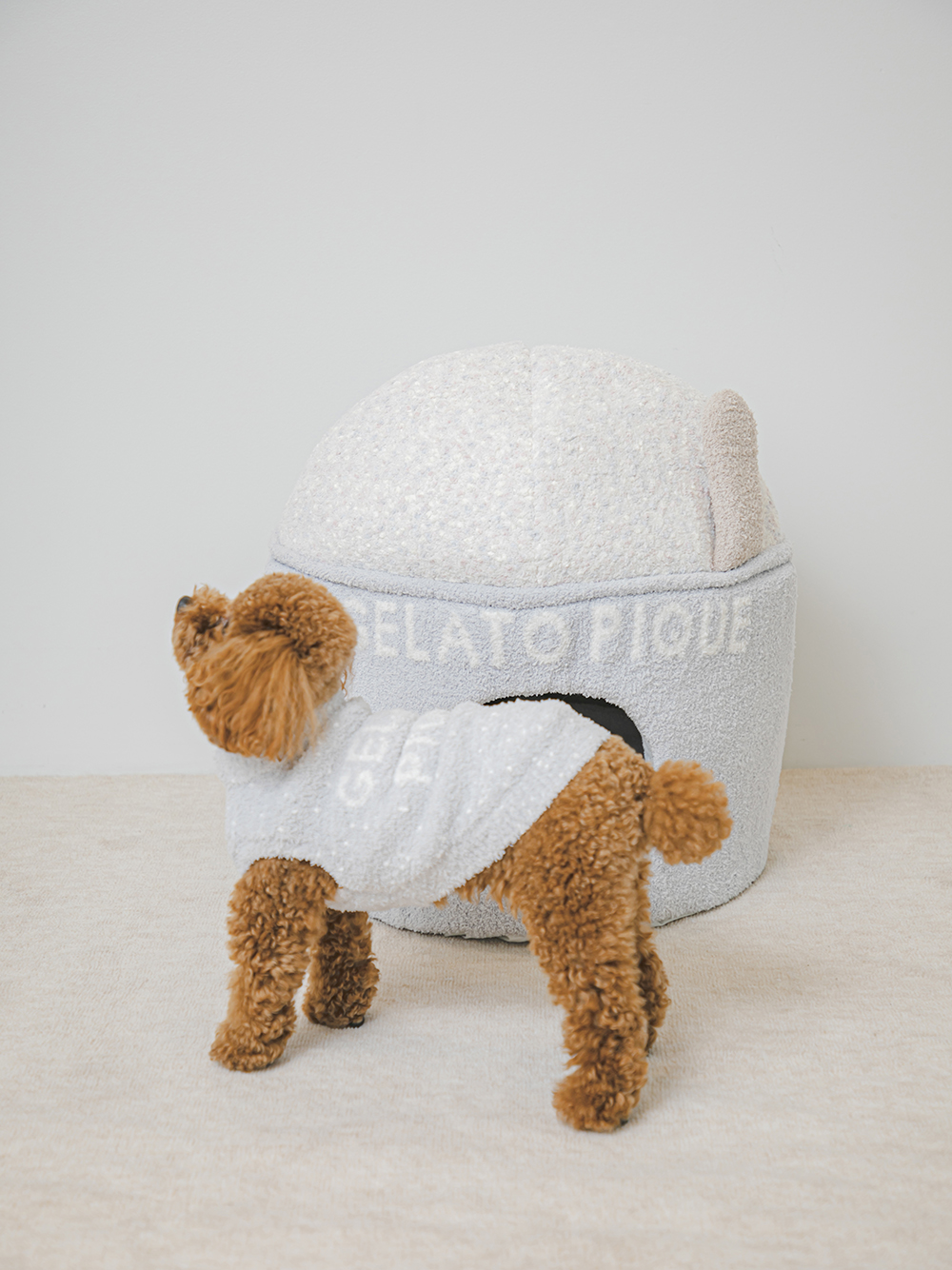 CAT&DOG】【販路限定商品】ベビモコカップアイス型ハウス(ベッド 