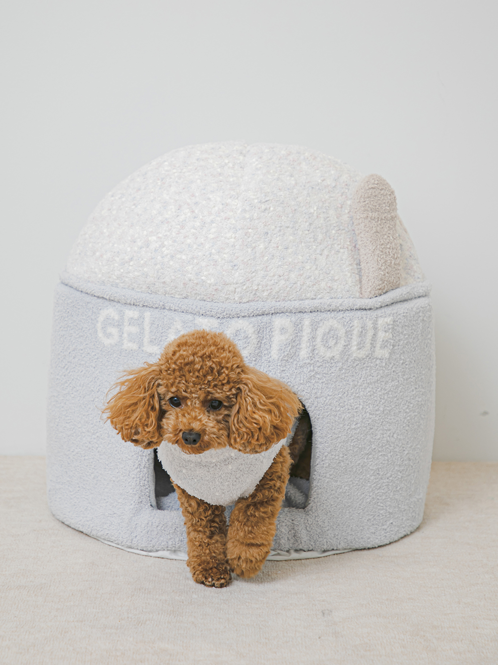 CAT&DOG】【販路限定商品】ベビモコカップアイス型ハウス(ベッド 