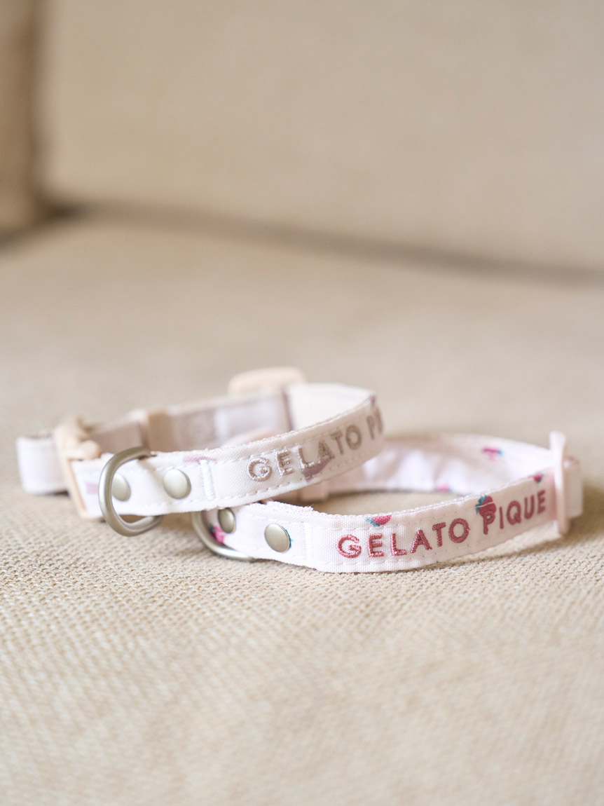 ジェラートピケ　モチーフ柄ハーネス＆リード CAT&DOG】【販路限定商品】モチーフ柄ハーネス（首輪・リード