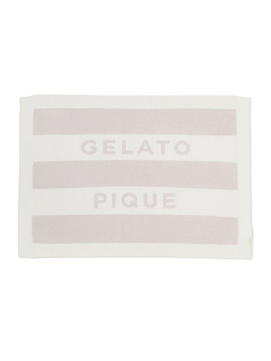 gelato pique】ベビモコジャガードブランケット ネイビー